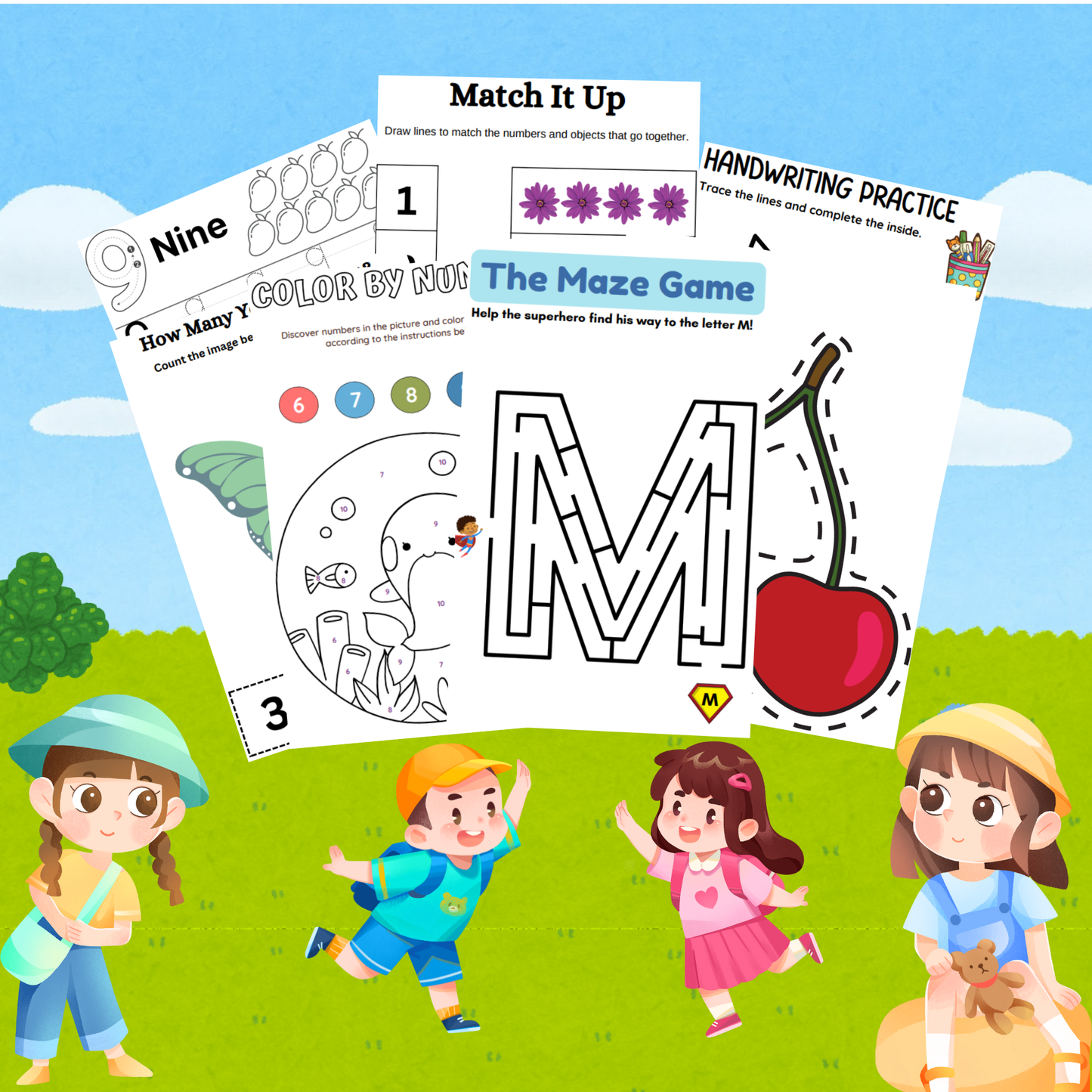 Fun and Educational Activity Worksheets for Kids