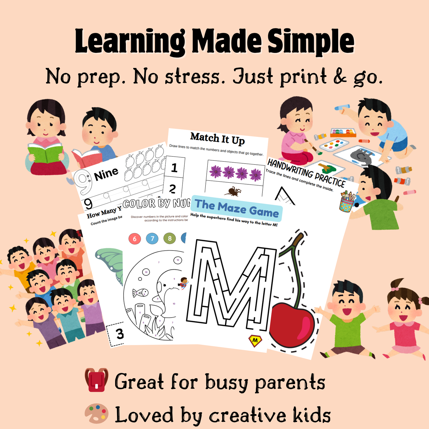 Fun and Educational Activity Worksheets for Kids